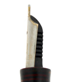 1937 PARKER BURGUNDY PEARL VACUMATIC DOUBLE JEWEL FOUNTAIN PEN RESTORED OFFERED BY ANTIQUE DIGGER