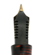 1937 PARKER BURGUNDY PEARL VACUMATIC DOUBLE JEWEL FOUNTAIN PEN RESTORED OFFERED BY ANTIQUE DIGGER