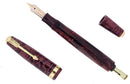 1937 PARKER BURGUNDY PEARL VACUMATIC DOUBLE JEWEL FOUNTAIN PEN RESTORED OFFERED BY ANTIQUE DIGGER