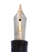 1937 PARKER BURGUNDY PEARL VACUMATIC DOUBLE JEWEL FOUNTAIN PEN RESTORED OFFERED BY ANTIQUE DIGGER