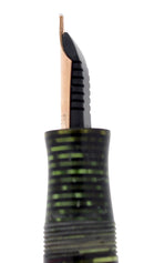 1937 PARKER EMERALD PEARL STANDARD VACUMATIC DOUBLE JEWEL FOUNTAIN PEN RESTORED OFFERED BY ANTIQUE DIGGER