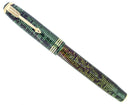 1937 PARKER EMERALD PEARL STANDARD VACUMATIC DOUBLE JEWEL FOUNTAIN PEN RESTORED OFFERED BY ANTIQUE DIGGER