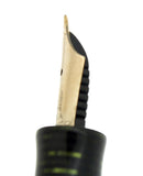 1937 PARKER EMERALD PEARL STANDARD VACUMATIC DOUBLE JEWEL FOUNTAIN PEN RESTORED OFFERED BY ANTIQUE DIGGER