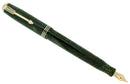 1937 PARKER EMERALD PEARL STANDARD VACUMATIC DOUBLE JEWEL FOUNTAIN PEN RESTORED OFFERED BY ANTIQUE DIGGER
