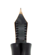 1937 PARKER GOLDEN WEB DOUBLE JEWEL VACUMATIC FOUNTAIN PEN M-B FLEX NIB RESTORED OFFERED BY ANTIQUE DIGGER