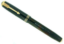 1937 PARKER JET BLACK STANDARD VACUMATIC DOUBLE JEWEL FOUNTAIN PEN RESTORED OFFERED BY ANTIQUE DIGGER