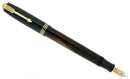 1937 PARKER JET BLACK STANDARD VACUMATIC DOUBLE JEWEL FOUNTAIN PEN RESTORED OFFERED BY ANTIQUE DIGGER