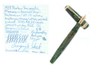 1937 PARKER EMERALD PEARL SENIOR MAXIMA VACUMATIC DJ FOUNTAIN PEN RESTORED OFFERED BY ANTIQUE DIGGER