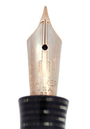 1937 PARKER VACUMATIC SILVER PEARL STANDARD DOUBLE JEWEL FOUNTAIN PEN RESTORED OFFERED BY ANTIQUE DIGGER