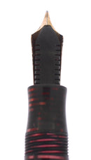 1937 PARKER VACUMATIC BURGUNDY PEARL SLENDER MAXIMA DOUBLE JEWEL FOUNTAIN PEN RESTORED OFFERED BY ANTIQUE DIGGER