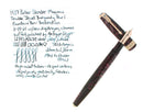 1937 PARKER BURGUNDY PEARL SLENDER MAXIMA VACUMATIC DOUBLE JEWEL FOUNTAIN PEN RESTORED OFFERED BY ANTIQUE DIGGER