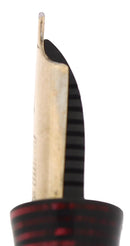 1937 PARKER BURGUNDY PEARL SENIOR MAXIMA VACUMATIC FOUNTAIN PEN & PENCIL SET RESTORED OFFERED BY ANTIQUE DIGGER