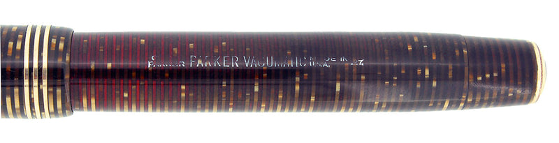 1937 PARKER GOLDEN PEARL VACUMATIC DOUBLE JEWEL STANDARD FOUNTAIN PEN RESTORED OFFERED BY ANTIQUE DIGGER