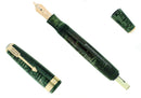 RARE 1937 PARKER EMERALD SENIOR MAXIMA PARKER VACUMATIC CAP BAND FOUNTAIN PEN RESTORED OFFERED BY ANTIQUE DIGGER