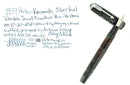 1937 PARKER VACUMATIC STANDARD SIZE SILVER PEARL DOUBLE JEWEL FOUNTAIN PEN RESTORED OFFERED BY ANTIQUE DIGGER