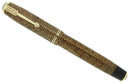 1937 PARKER GOLDEN WEB VACUMATIC DOUBLE JEWEL FOUNTAIN PEN F-BBB+ NIB RESTORED OFFERED BY ANTIQUE DIGGER