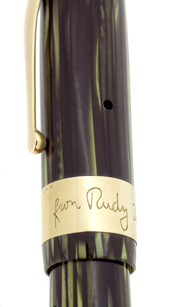 CIRCA 1937 SHEAFFER RUDY VALLEE AUTOGRAPGH FOUNTAIN PEN PENCIL COMBO RARE OFFERED BY ANTIQUE DIGGER