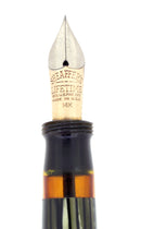 C1937 SHEAFFER STERLING CAP CREST OPEN NIB FOUNTAIN PEN RESTORED VERY SCARCE OFFERED BY ANTIQUE DIGGER