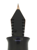 C1937 SHEAFFER WASP BURGUNDY WAVE & BLACK MARBLE FOUNTAIN PEN RESTORED OFFERED BY ANTIQUE DIGGER