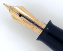 RESTORED 1938 PARKER GOLD BROWN DOUBLE JEWEL VACUMATIC SHADOW WAVE FOUNTAIN PEN  OFFERED BY ANTIQUE DIGGER