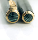 1938 PARKER VACUMATIC EMERALD PEARL DOUBLE JEWEL VACUMATIC FOUNTAIN PEN & PENCIL SET WITH ORIGINAL BOX IN RESTORED CONDITION OFFERED BY ANTIQUE DIGGER