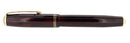 RESTORED 1938 PARKER JR BURGUNDY DOUBLE JEWEL VACUMATIC SHADOW WAVE FOUNTAIN PEN OFFERED BY ANTIQUE DIGGER