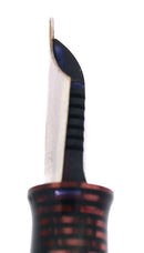 1938 PARKER BURGUNDY PEARL MAJOR VACUMATIC DOUBLE JEWEL FOUNTAIN PEN RESTORED OFFERED BY ANTIQUE DIGGER