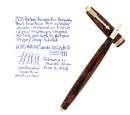 1938 PARKER BURGUNDY PEARL MAJOR VACUMATIC DOUBLE JEWEL FOUNTAIN PEN RESTORED OFFERED BY ANTIQUE DIGGER