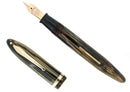 C1938 SHEAFFER GOLDEN BROWN OVERSIZED BALANCE FOUNTAIN PEN NEAR MINT RESTORED OFFERED BY ANTIQUE DIGGER