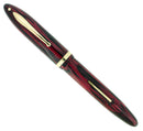 CIRCA 1938 SHEAFFER OVERSIZED CARMINE BALANCE FOUNTAIN PEN XF-M NIB RESTORED OFFERED BY ANTIQUE DIGGER