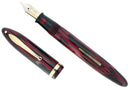 CIRCA 1938 SHEAFFER OVERSIZED CARMINE BALANCE FOUNTAIN PEN XF-M NIB RESTORED OFFERED BY ANTIQUE DIGGER