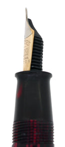 CIRCA 1938 SHEAFFER OVERSIZED CARMINE BALANCE FOUNTAIN PEN XF-M NIB RESTORED OFFERED BY ANTIQUE DIGGER