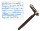 1938 PARKER BURGUNDY PEARL STANDARD VACUMATIC FOUNTAIN PEN RESTORED OFFERED BY ANTIQUE DIGGER