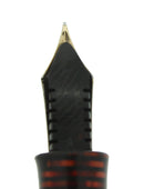 1938 PARKER BURGUNDY PEARL VACUMATIC DOUBLE JEWEL FOUNTAIN PEN RESTORED OFFERED BY ANTIQUE DIGGER