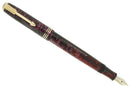 1938 PARKER BURGUNDY PEARL VACUMATIC DOUBLE JEWEL FOUNTAIN PEN RESTORED OFFERED BY ANTIQUE DIGGER