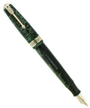 1938 PARKER SENIOR MAXIMA VACUMATIC DJ EMERALD PEARL FOUNTAIN PEN RESTORED OFFERED BY ANTIQUE DIGGER