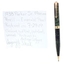 1938 PARKER VACUMATIC SENIOR MAXIMA EMERALD PEARL MECHANICAL PENCIL RESTORED OFFERED BY ANTIQUE DIGGER