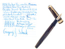 1938 PARKER GOLDEN PEARL SENIOR MAXIMA VACUMATIC DOUBLE JEWEL FOUNTAIN PEN RESTORED OFFERED BY ANTIQUE DIGGER