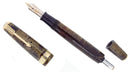 1938 PARKER GOLDEN PEARL SENIOR MAXIMA VACUMATIC DOUBLE JEWEL FOUNTAIN PEN RESTORED OFFERED BY ANTIQUE DIGGER