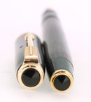 1938 PARKER VACUMATIC JUNIORETTE RED PEARL SHADOW WAVE DOUBLE JEWEL FOUNTAIN PEN RESTORED OFFERED BY ANTIQUE DIGGER