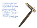 1938 PARKER GOLDEN PEARL MAJOR VACUMATIC DOUBLE JEWEL FOUNTAIN PEN RESTORED OFFERED BY ANTIQUE DIGGER