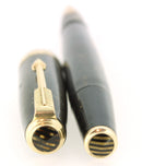 1938 PARKER GOLDEN PEARL MAJOR VACUMATIC DOUBLE JEWEL FOUNTAIN PEN RESTORED OFFERED BY ANTIQUE DIGGER