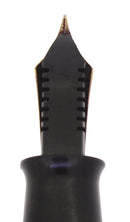 1938 PARKER VACUMATIC GOLDEN PEARL SHADOW WAVE DOUBLE JEWEL FOUNTAIN PEN RESTORED OFFERED BY ANTIQUE DIGGER