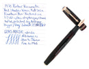 1938 PARKER VACUMATIC RED PEARL SHADOW WAVE DOUBLE JEWEL FOUNTAIN PEN RESTORED OFFERED BY ANTIQUE DIGGER