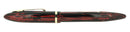 C1938 SHEAFFER ADMIRAL BALANCE CARMINE RED STRIATED FOUNTAIN PEN RESTORED OFFERED BY ANTIQUE DIGGER