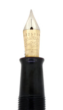 C1936 SHEAFFER ADMIRAL BALANCE VAC-FILL EBONIZED PEARL FOUNTAIN PEN RESTORED OFFERED BY ANTIQUE DIGGER