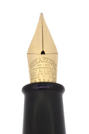 C1938 SHEAFFER JET BLACK OVERSIZE BALANCE FOUNTAIN PEN XF-BBB FLEX NIB RESTORED OFFERED BY ANTIQUE DIGGER