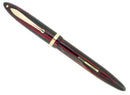 C1938 SHEAFFER STANDARD SIZE CARMINE RED BALANCE FOUNTAIN PEN F-BB FLEX NIB RESTORED OFFERED BY ANTIQUE DIGGER
