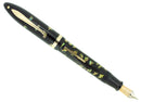 CIRCA 1938 SHEAFFER OVERSIZE EBONITE PEARL BALANCE FOUNTAIN PEN RESTORED OFFERED BY ANTIQUE DIGGER