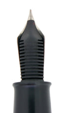 C1938 SHEAFFER GREEN STRIATED OVERSIZED BALANCE FOUNTAIN PEN JEWELER BAND RESTORED OFFERED BY ANTIQUE DIGGER